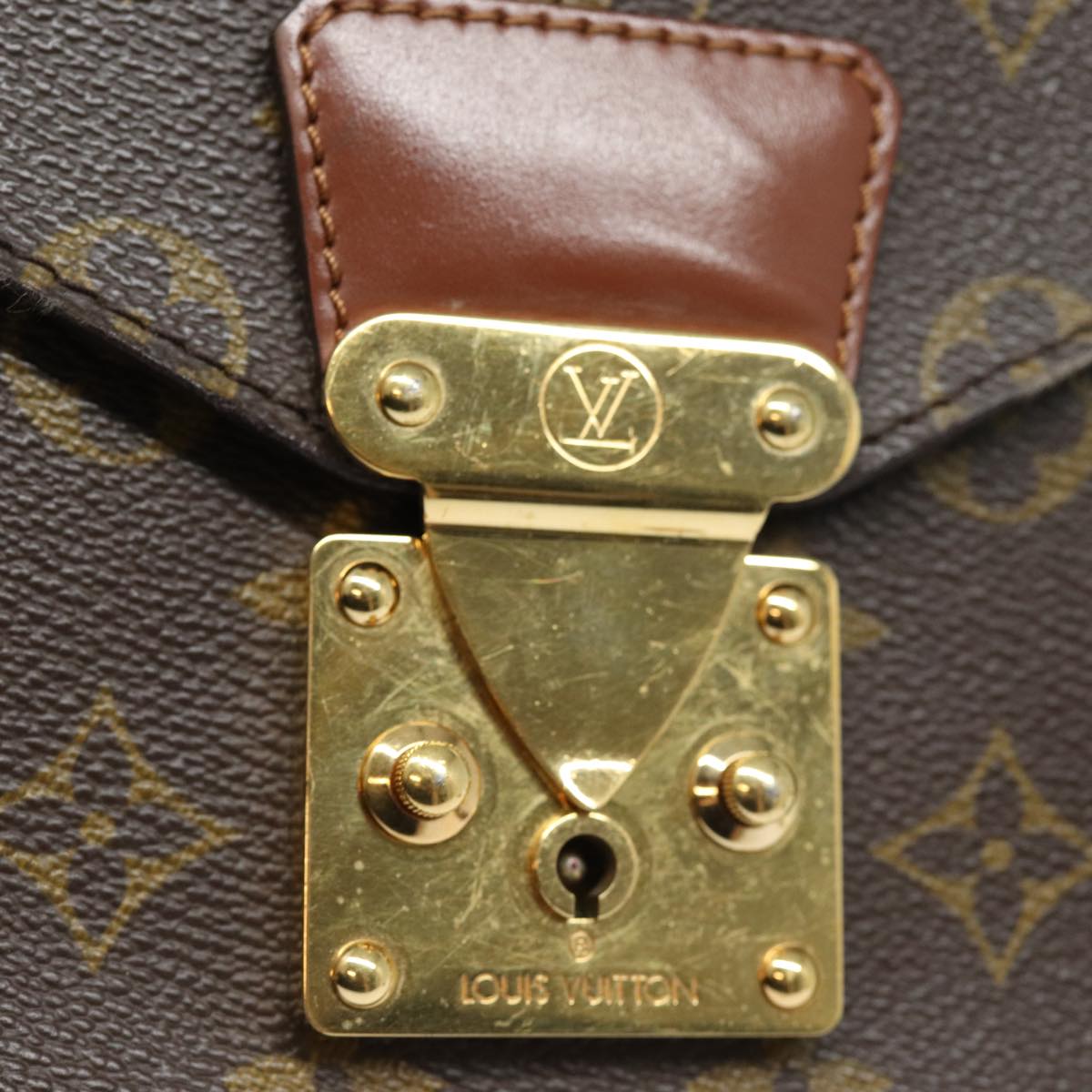 LOUIS VUITTON Monogram Monceau 28 Hand Bag 2way M51185 LV 85571