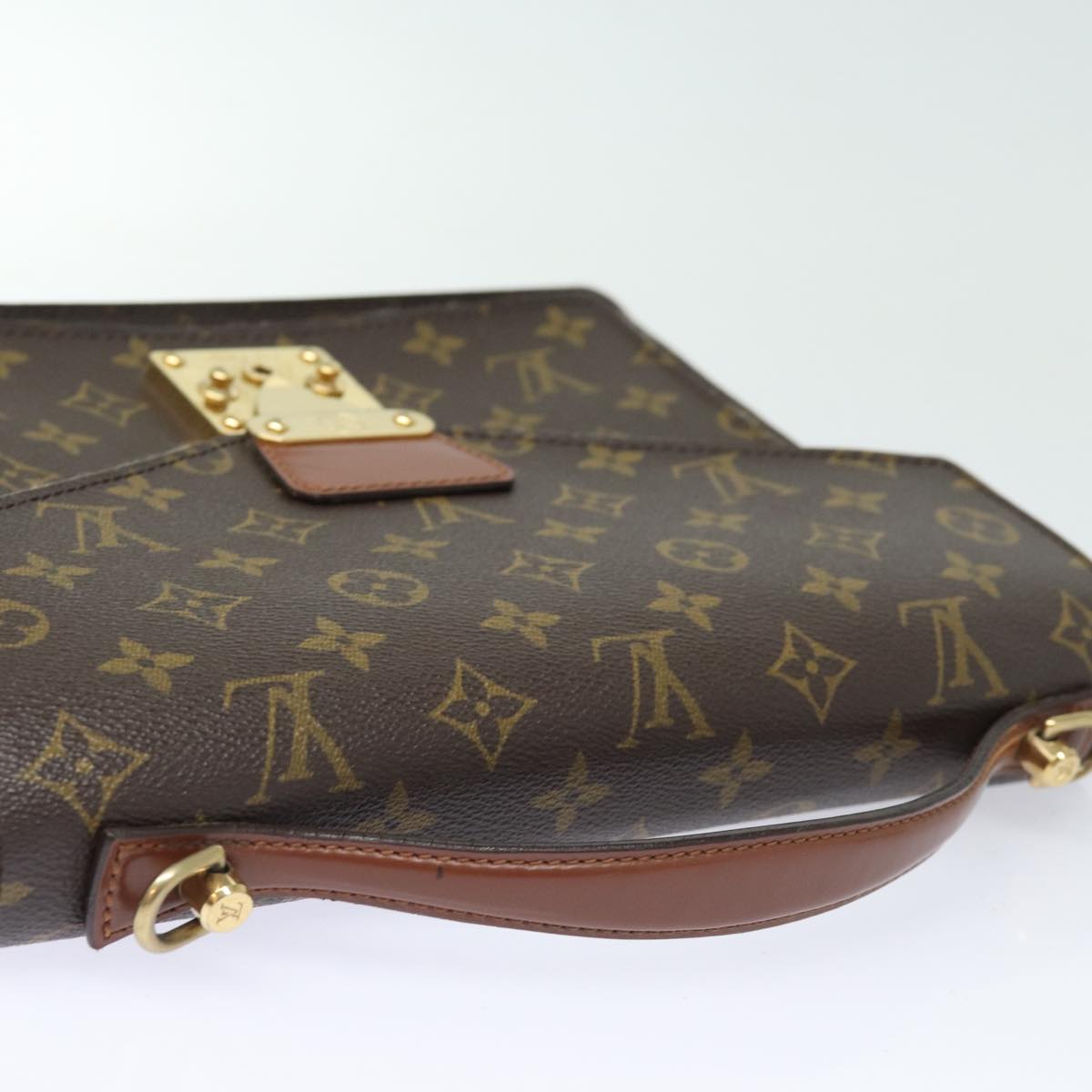 LOUIS VUITTON Monogram Monceau 28 Hand Bag 2way M51185 LV 85571