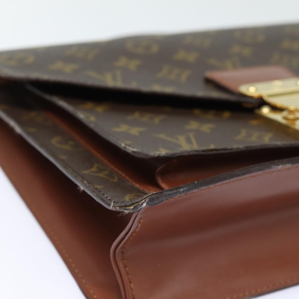 LOUIS VUITTON Monogram Monceau 28 Hand Bag 2way M51185 LV 85571