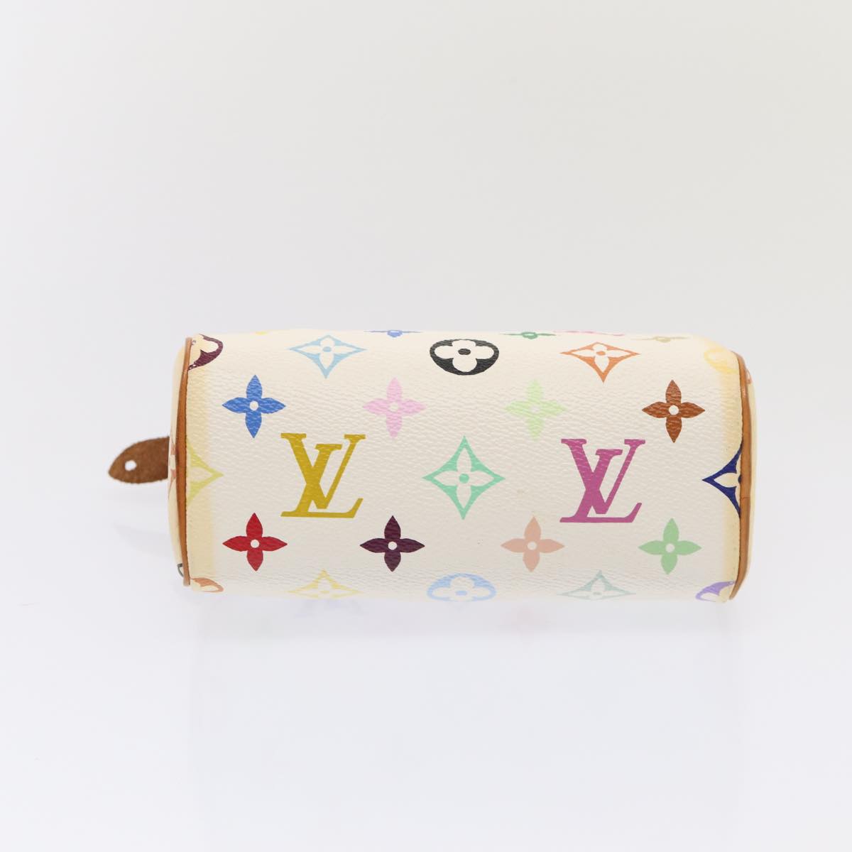 LOUIS VUITTON Monogram Multicolor Mini Speedy Hand Bag White M92645 85576