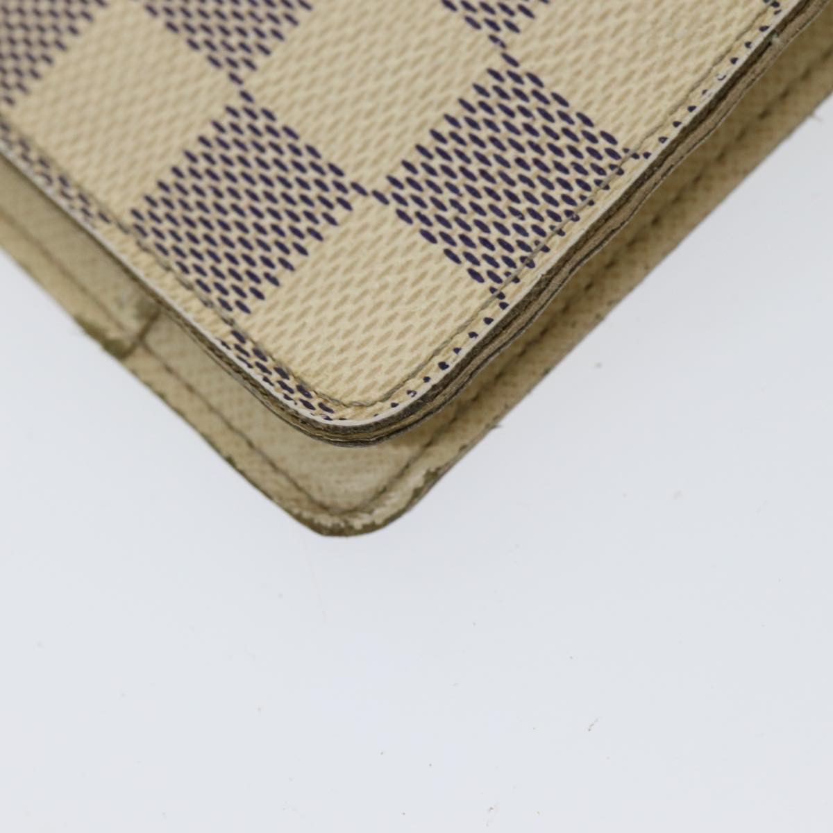 LOUIS VUITTON Damier Azur Agenda MM Day Planner Cover R20707 LV 85580