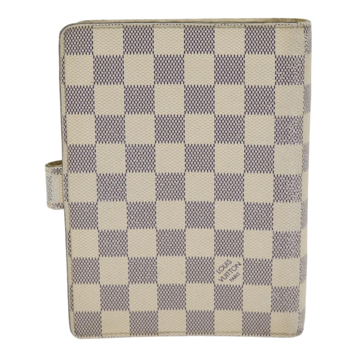 LOUIS VUITTON Damier Azur Agenda MM Day Planner Cover R20707 LV 85580