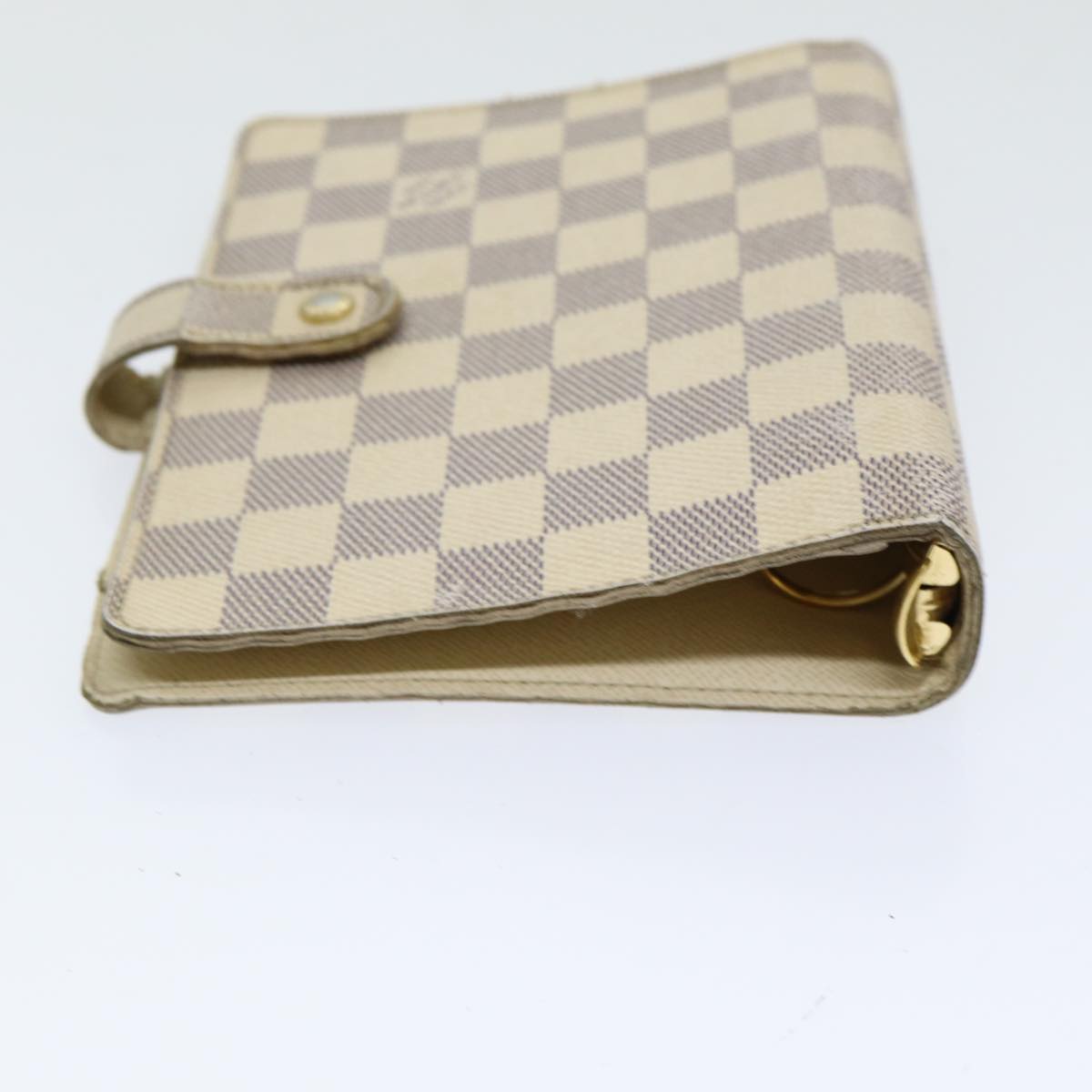 LOUIS VUITTON Damier Azur Agenda MM Day Planner Cover R20707 LV 85580