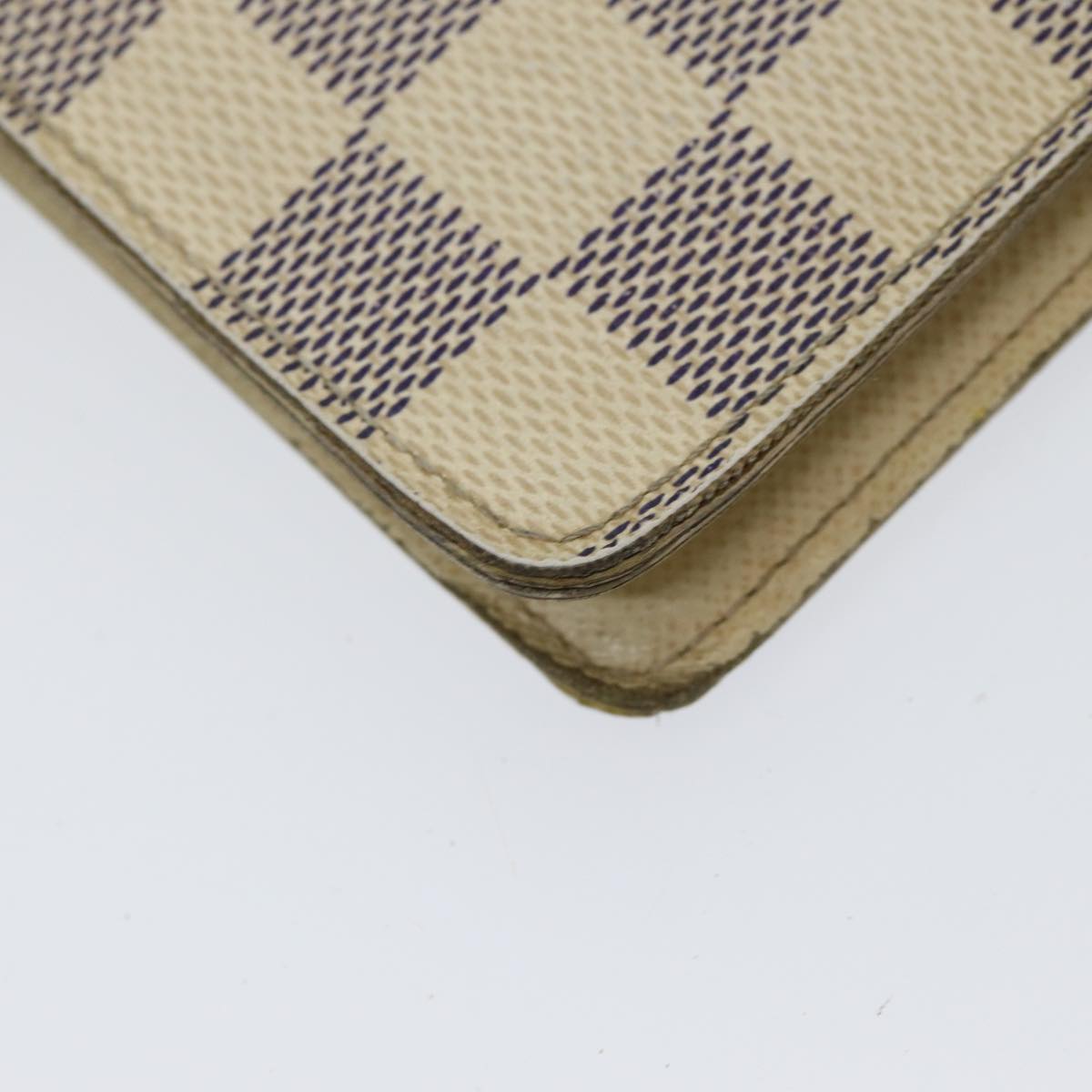LOUIS VUITTON Damier Azur Agenda MM Day Planner Cover R20707 LV 85580