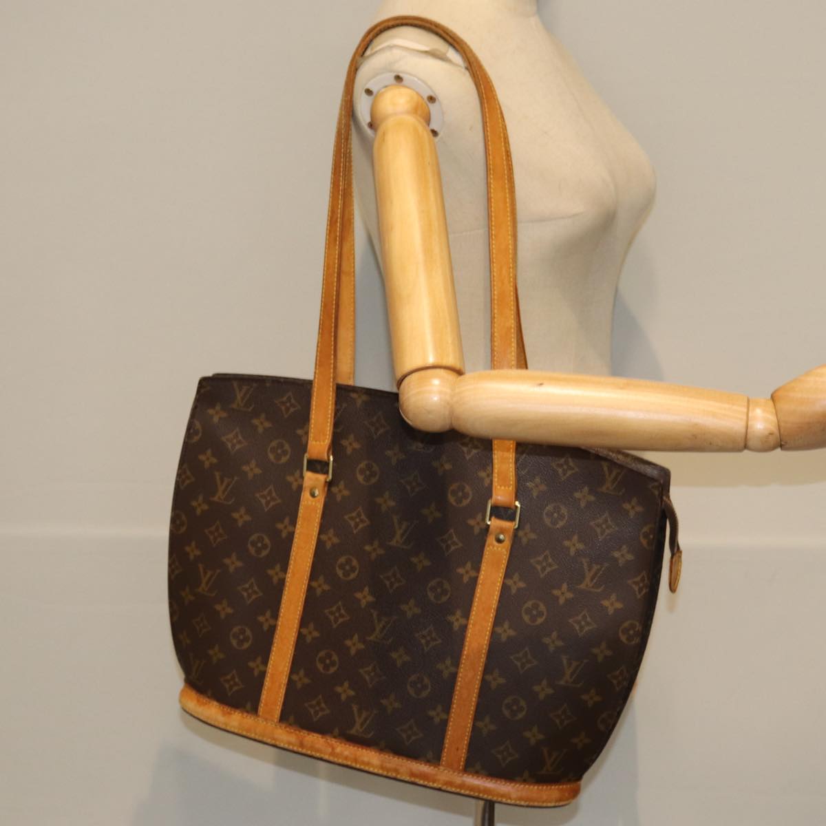 LOUIS VUITTON Monogram Babylone Tote Bag M51102 LV 85583