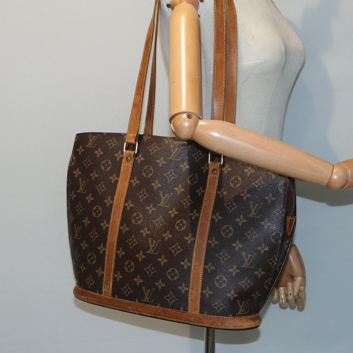 LOUIS VUITTON Monogram Babylone Tote Bag M51102 LV 85585