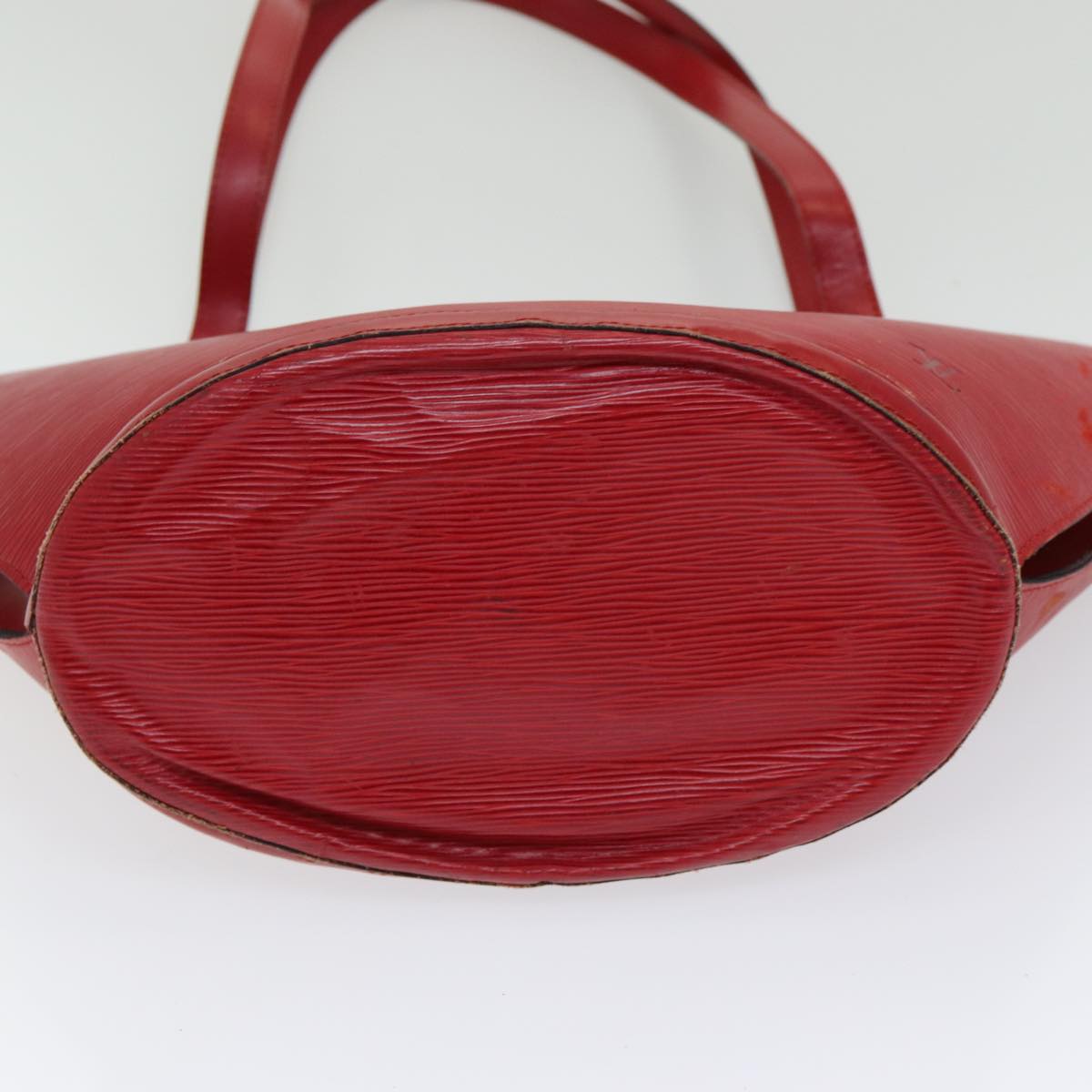 LOUIS VUITTON Epi Saint Jacques Shopping Shoulder Bag Red M52277 LV 85589