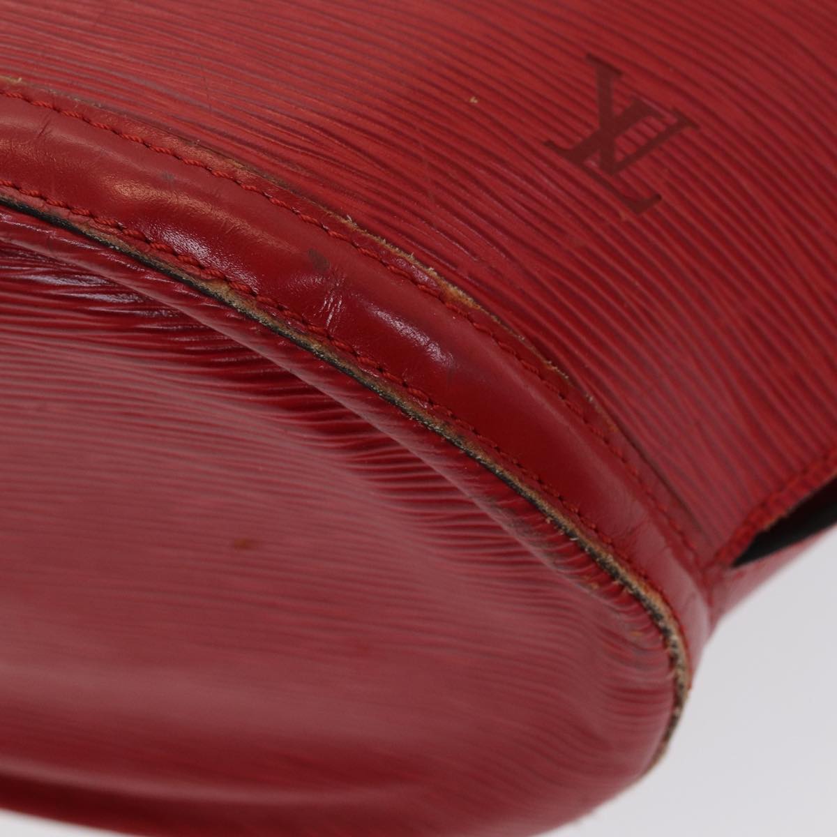 LOUIS VUITTON Epi Saint Jacques Shopping Shoulder Bag Red M52277 LV 85589
