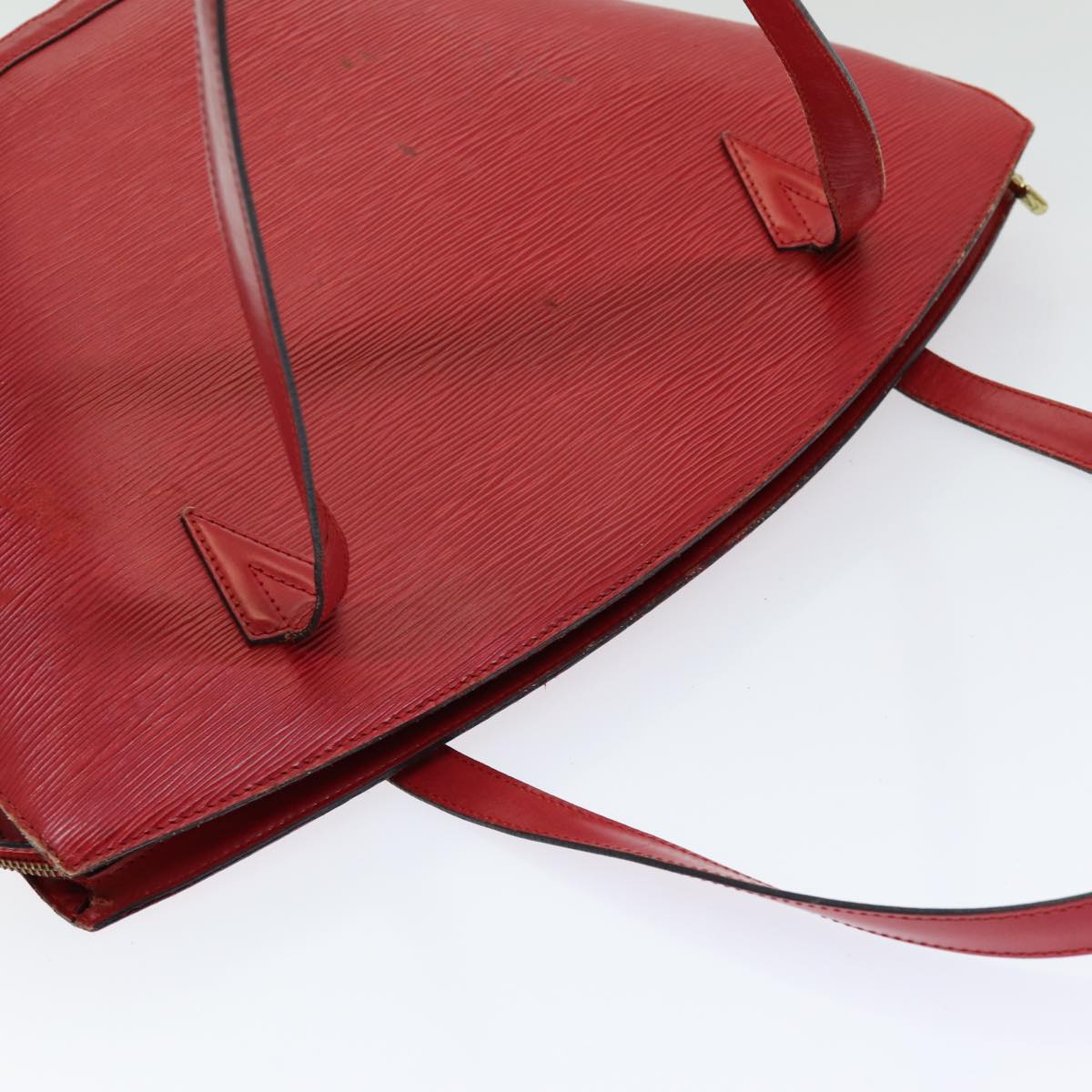 LOUIS VUITTON Epi Saint Jacques Shopping Shoulder Bag Red M52277 LV 85589