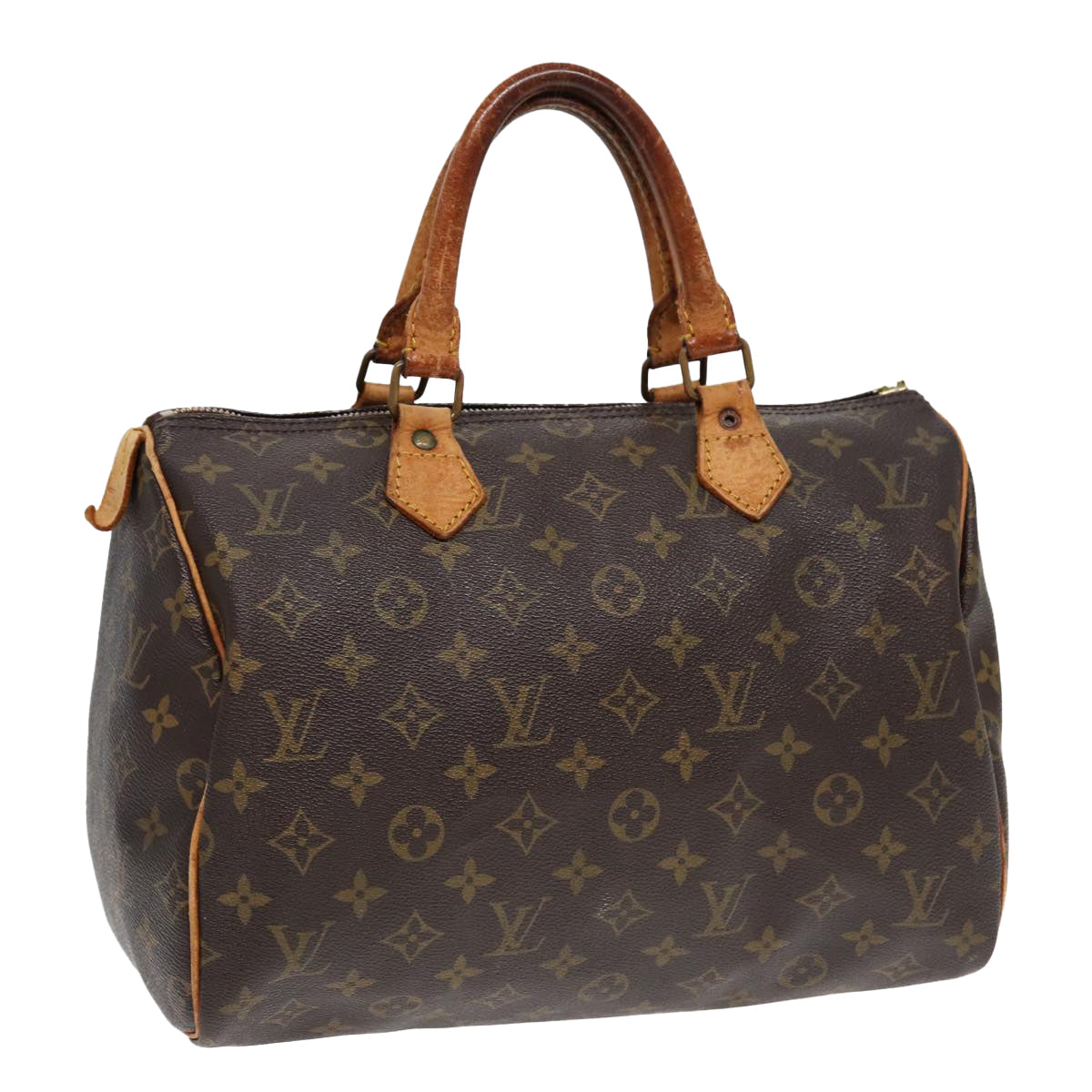 LOUIS VUITTON Monogram Speedy 30 Hand Bag M41526 LV 85597