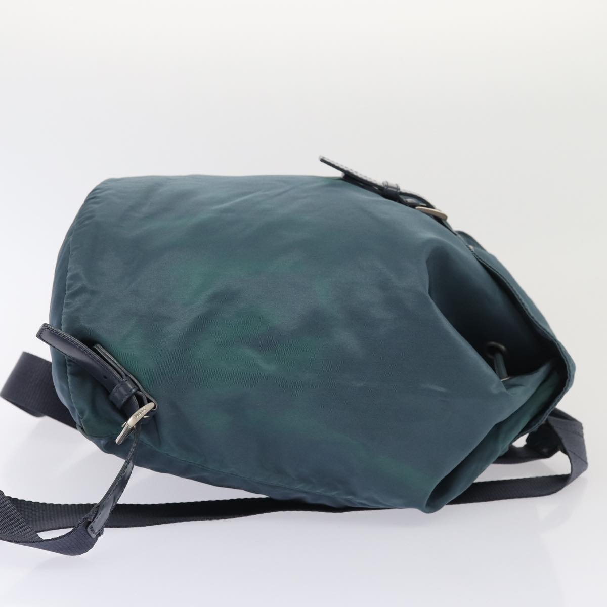 Luxury Prada Backpack Nylon Blue Silver  85634