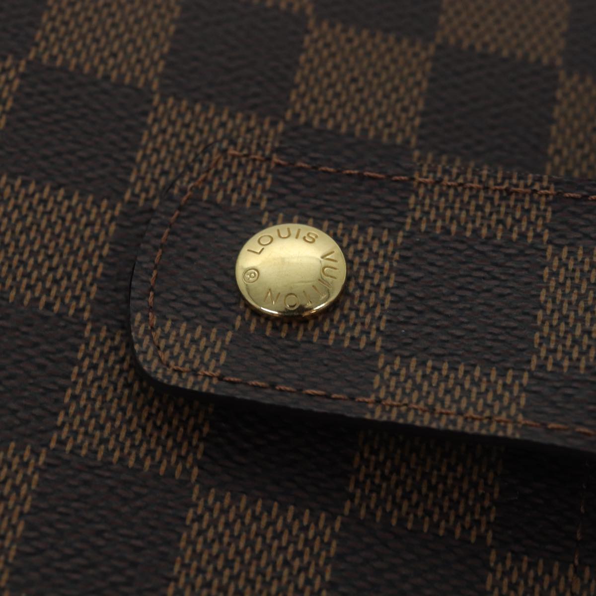 LOUIS VUITTON Damier Ebene Agenda GM Day Planner Cover R20107 LV 85660