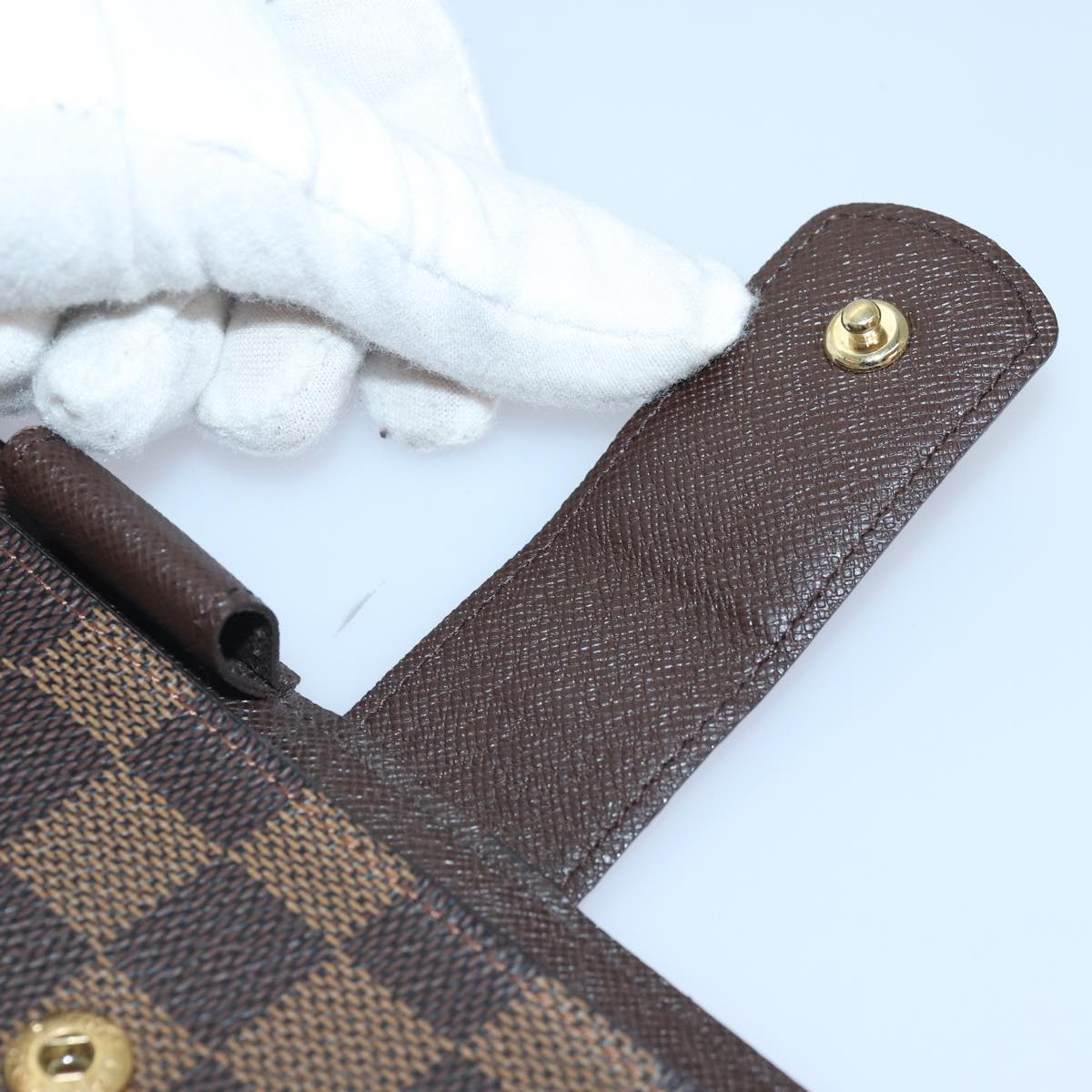 LOUIS VUITTON Damier Ebene Agenda GM Day Planner Cover R20107 LV 85660
