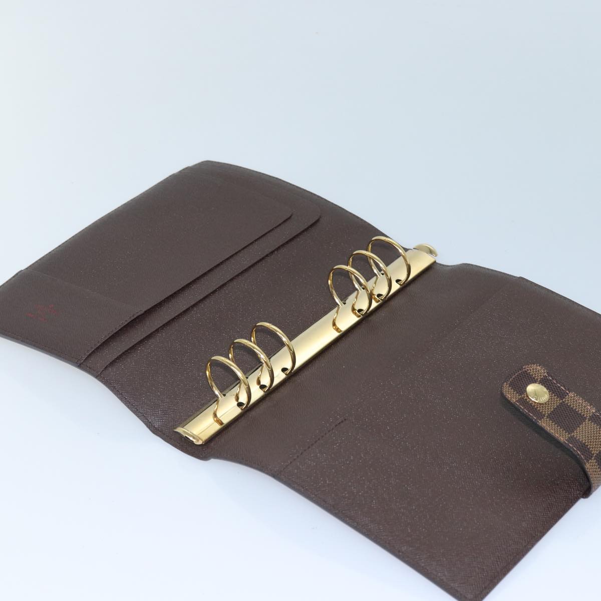 LOUIS VUITTON Damier Ebene Agenda GM Day Planner Cover R20107 LV 85660