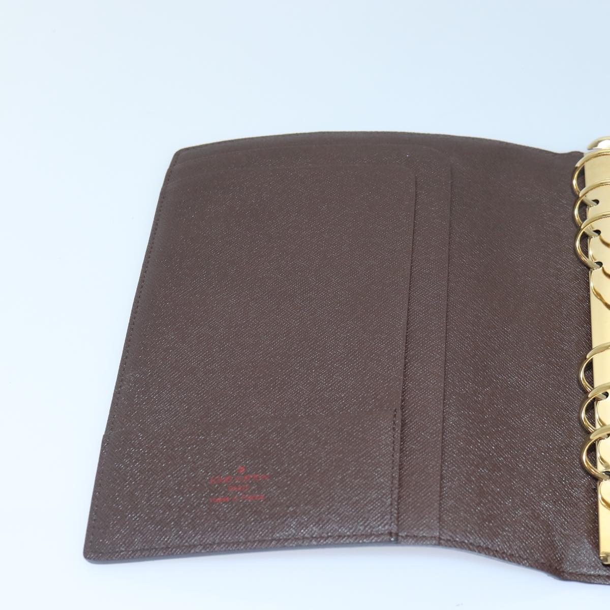 LOUIS VUITTON Damier Ebene Agenda GM Day Planner Cover R20107 LV 85660