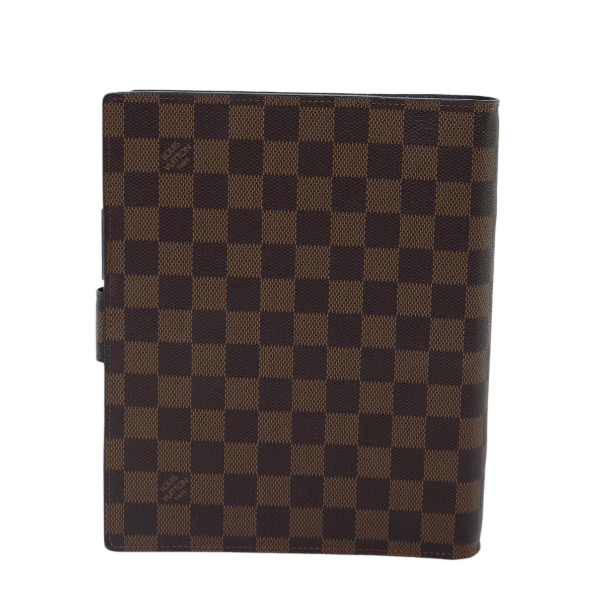 LOUIS VUITTON Damier Ebene Agenda GM Day Planner Cover R20107 LV 85660