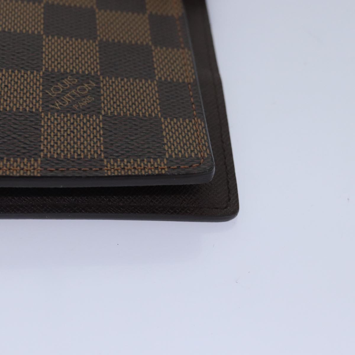 LOUIS VUITTON Damier Ebene Agenda GM Day Planner Cover R20107 LV 85660