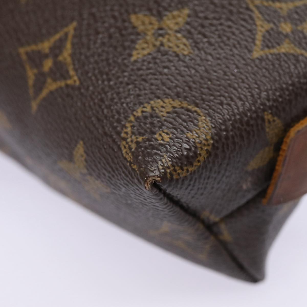 LOUIS VUITTON Monogram Pochette Cosmetic PM Cosmetic Pouch M47515 LV 85663