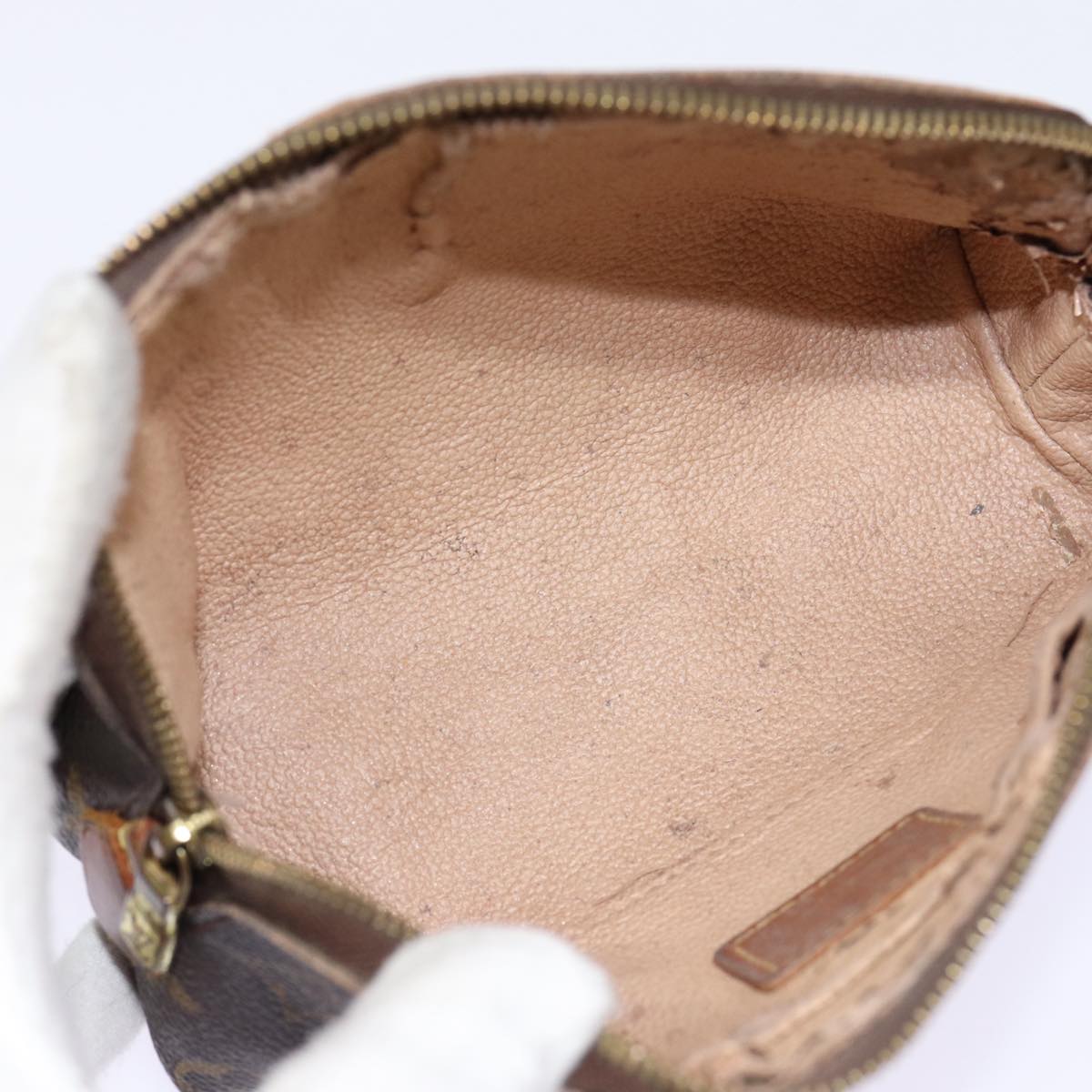LOUIS VUITTON Monogram Pochette Cosmetic PM Cosmetic Pouch M47515 LV 85663