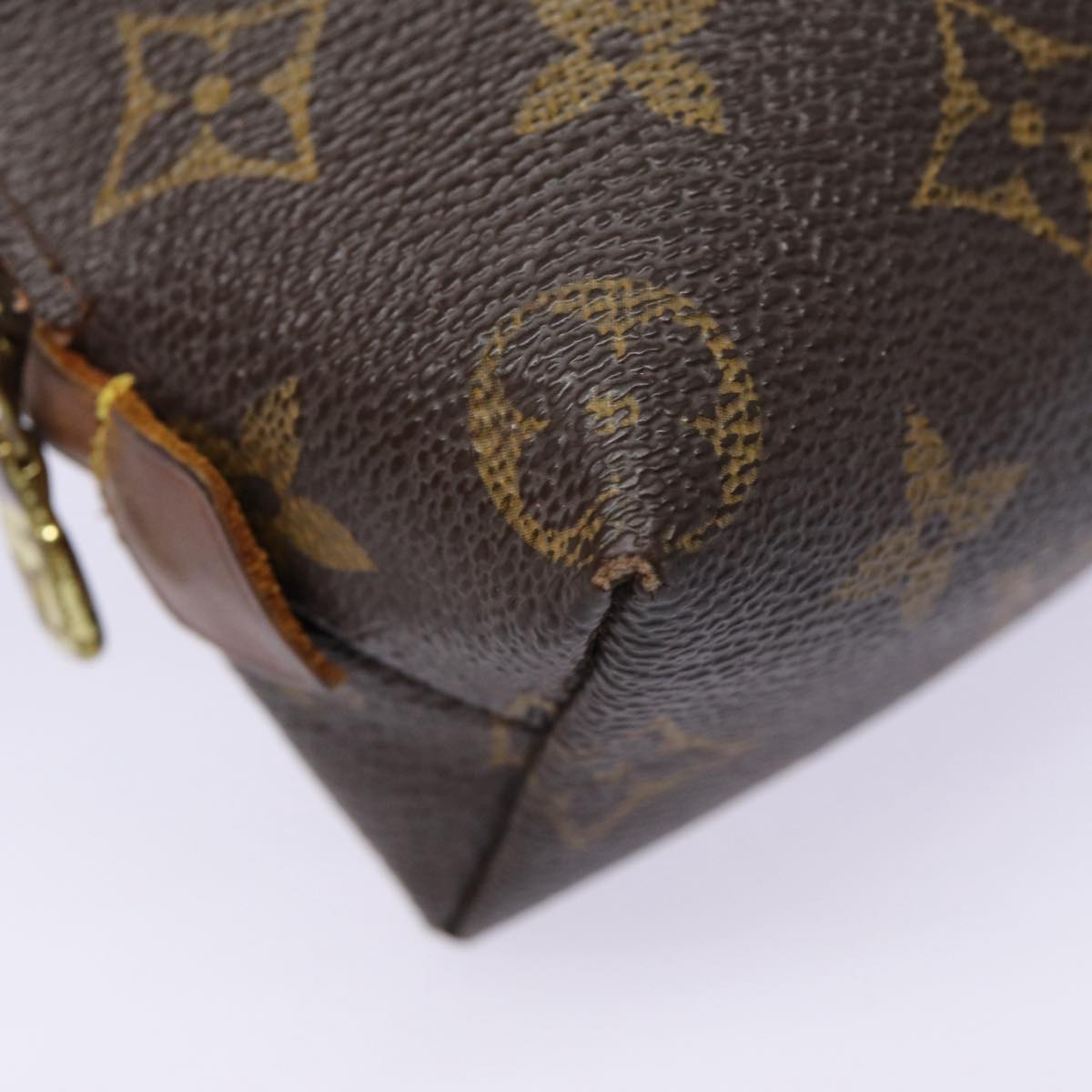 LOUIS VUITTON Monogram Pochette Cosmetic PM Cosmetic Pouch M47515 LV 85663