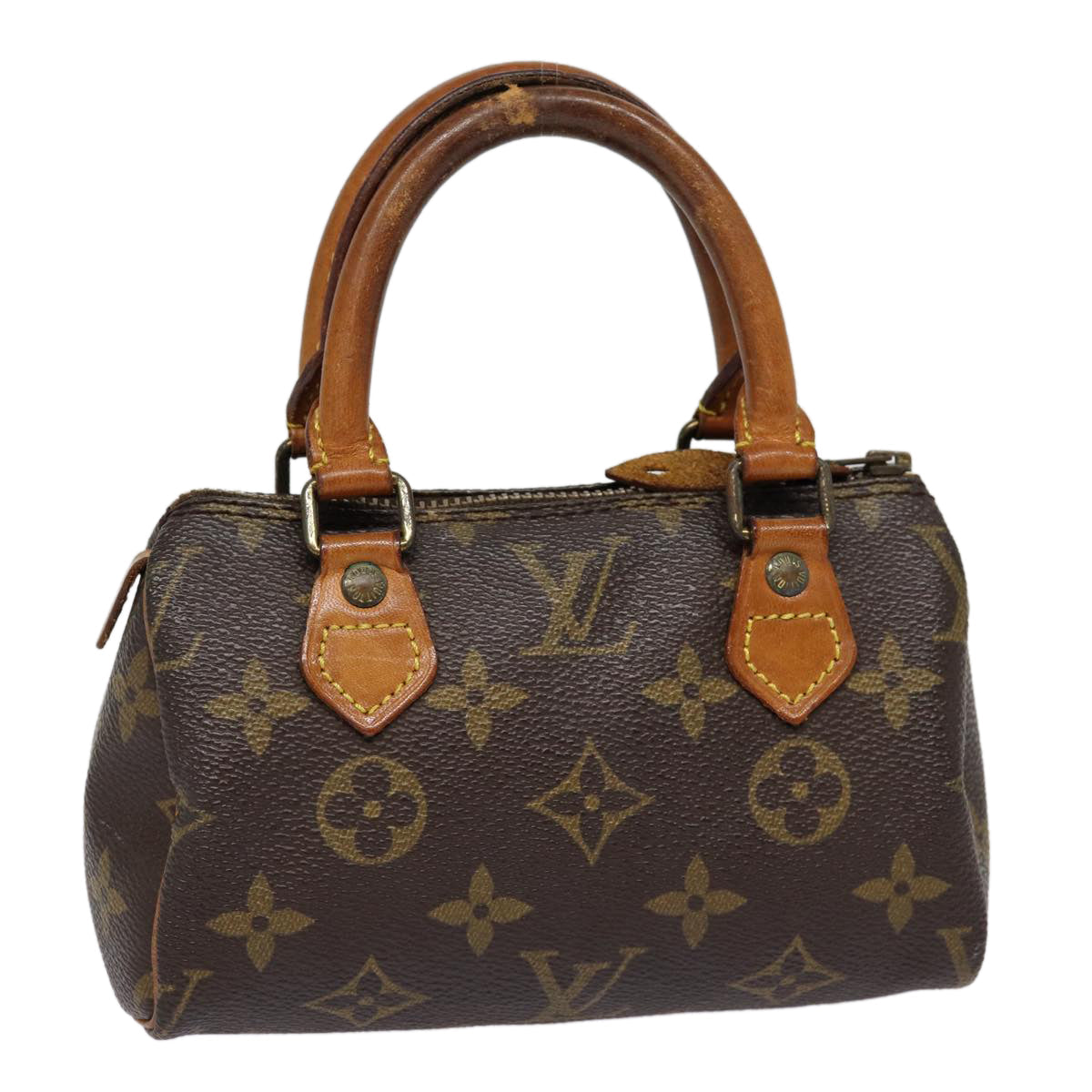LOUIS VUITTON Monogram Mini Speedy Hand Bag M41534 LV 85664