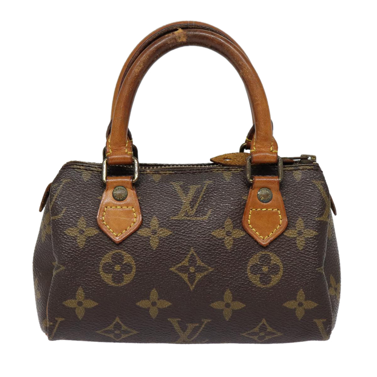 LOUIS VUITTON Monogram Mini Speedy Hand Bag M41534 LV 85664