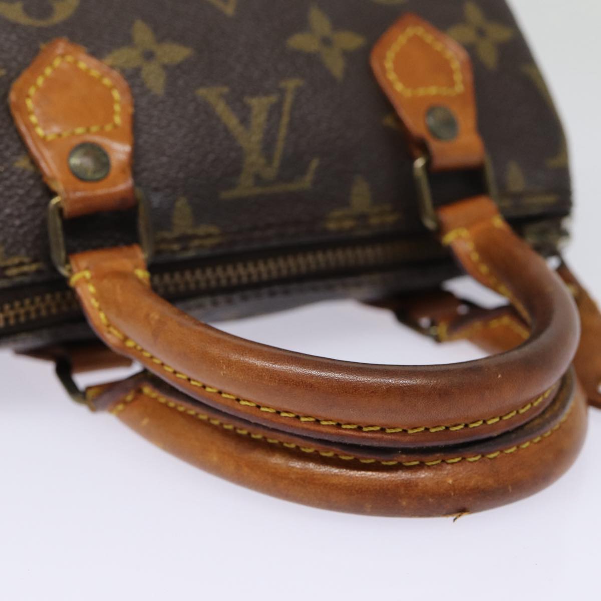 LOUIS VUITTON Monogram Mini Speedy Hand Bag M41534 LV 85664