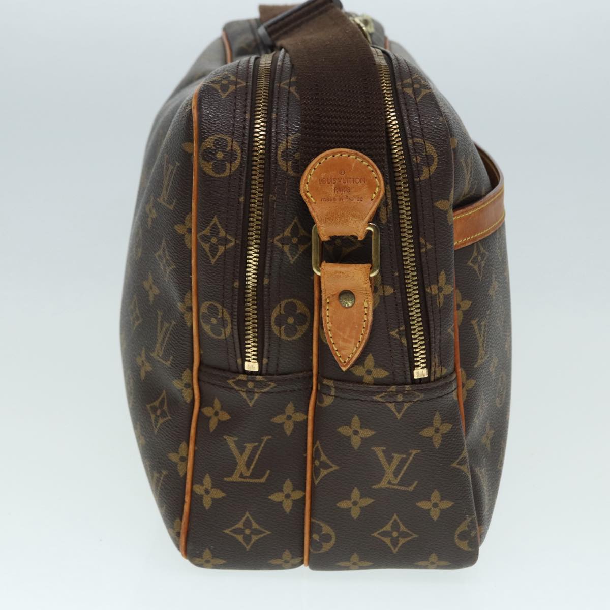 LOUIS VUITTON Monogram Reporter GM Shoulder Bag M45252 LV 85673