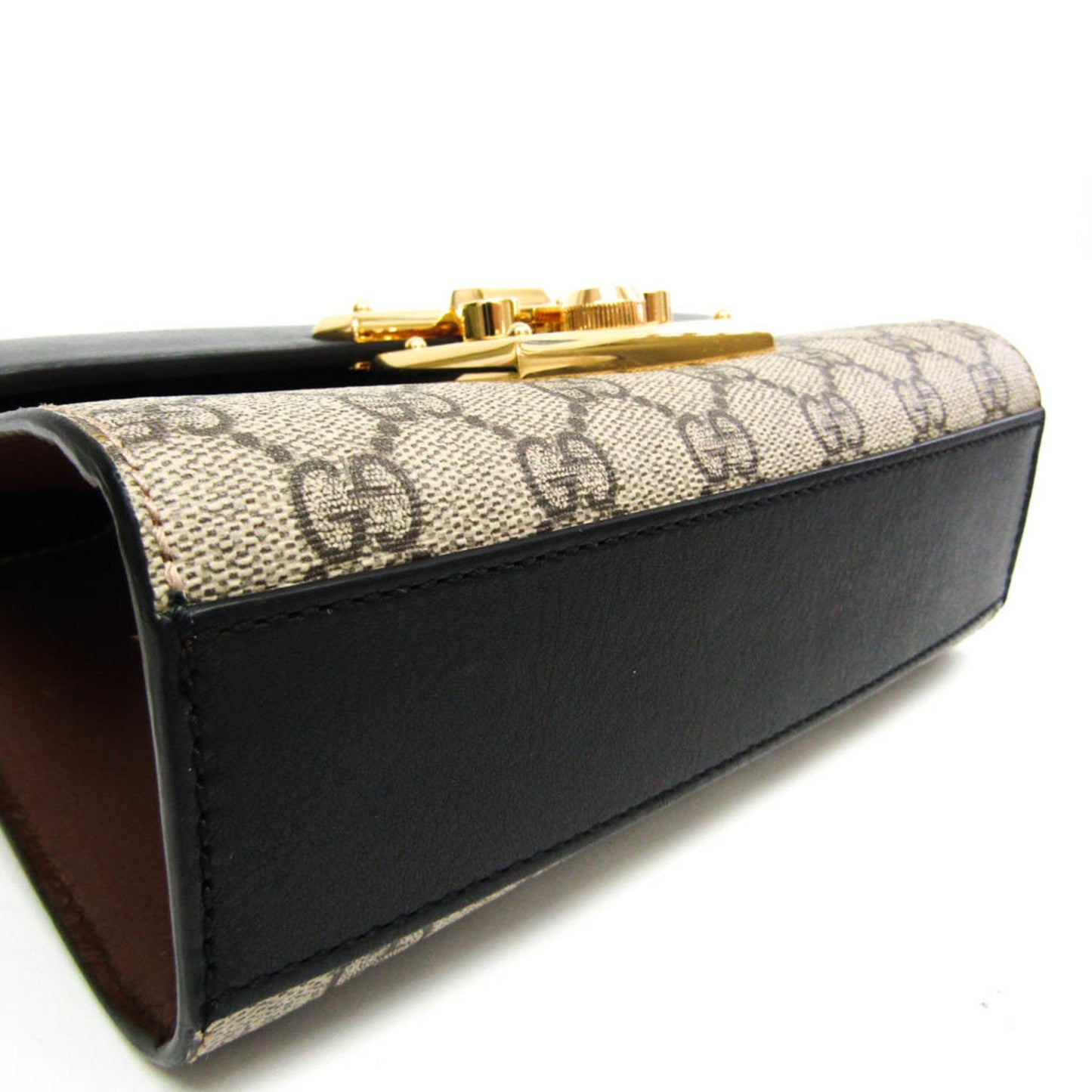 Luxury Gucci Trending 2025 Padlock  Canvas Shoulder Bag ()
