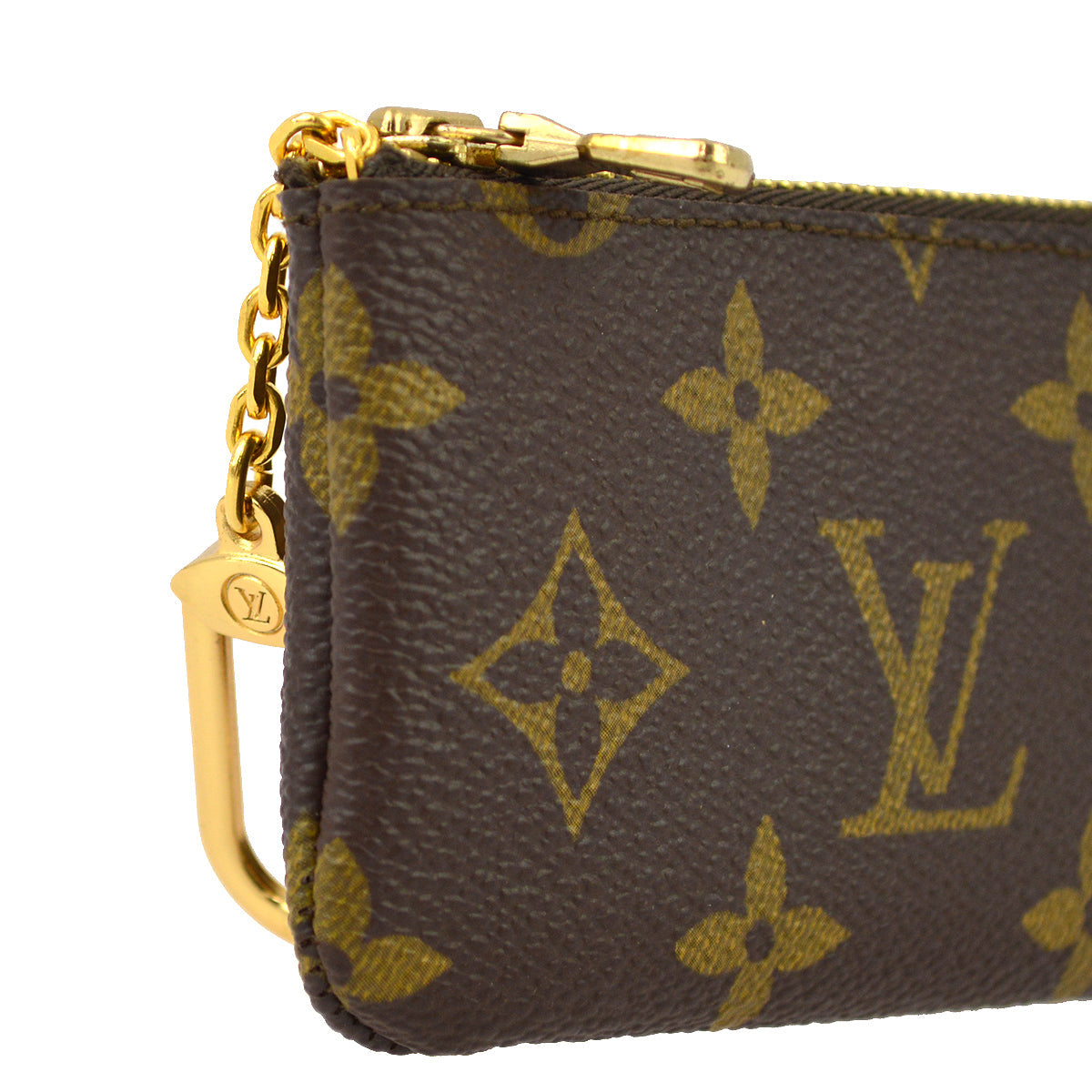 Louis Vuitton Monogram Pochette Cles Coin Purse Wallet M62650