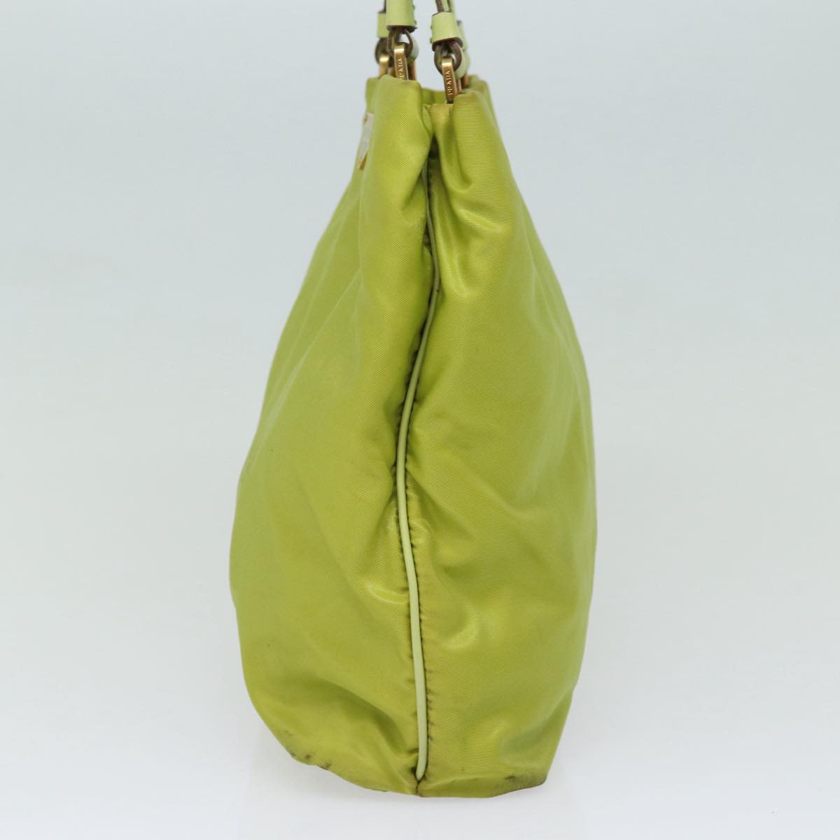 Luxury Prada Shoulder Bag Nylon Green Gold  85715