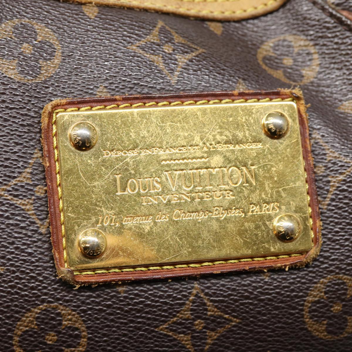 LOUIS VUITTON Monogram Thames GM Shoulder Bag M56383 LV 85732