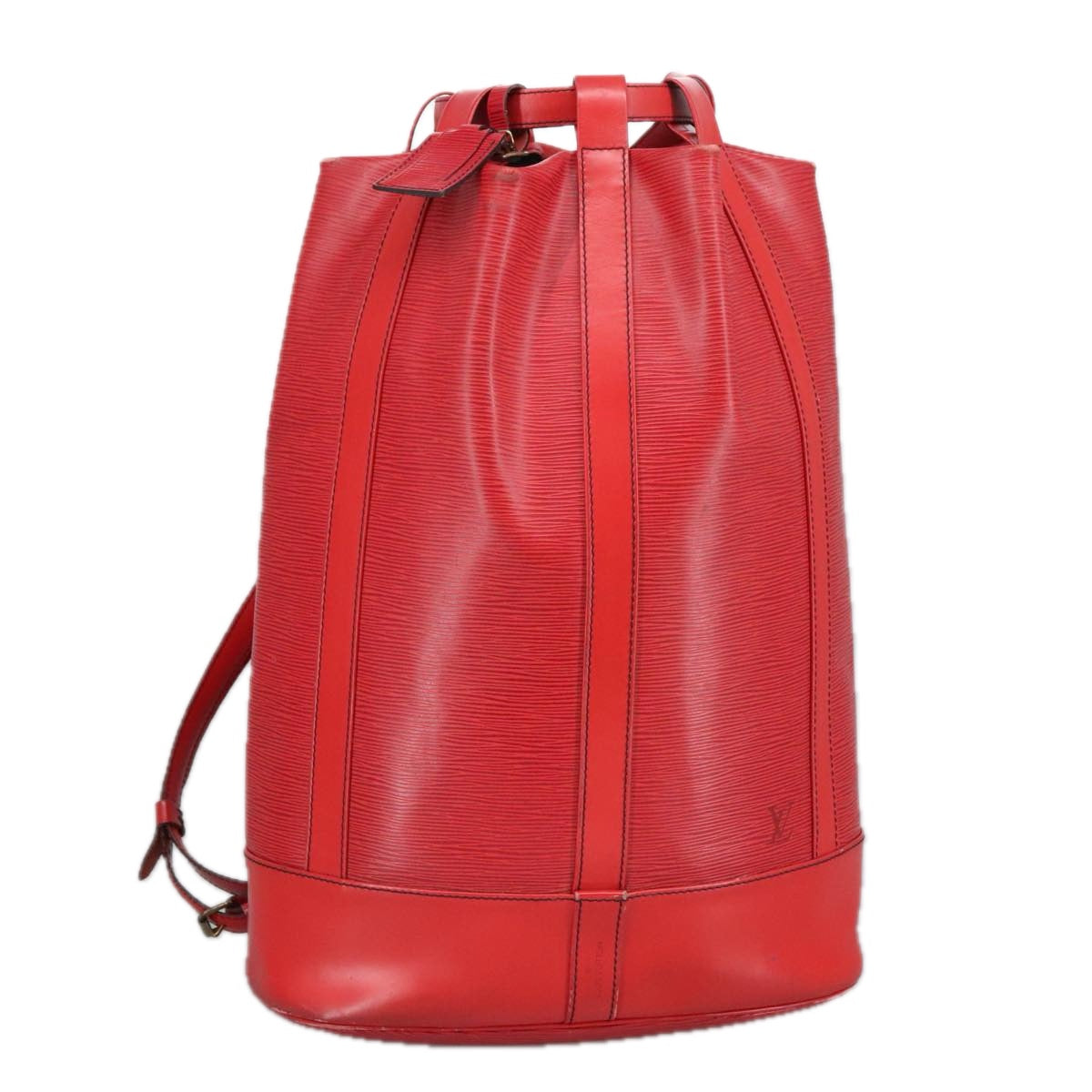 LOUIS VUITTON Epi Randonnee GM Shoulder Bag Red M43087 LV 85734