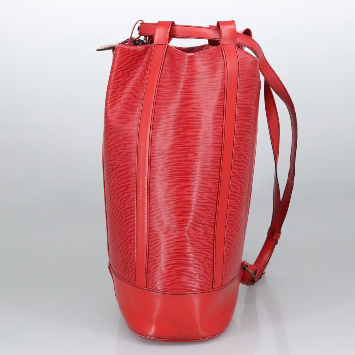 LOUIS VUITTON Epi Randonnee GM Shoulder Bag Red M43087 LV 85734