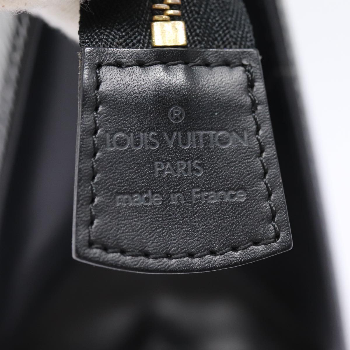 LOUIS VUITTON Epi Trousse Crete Pouch Black M48402 LV 85737