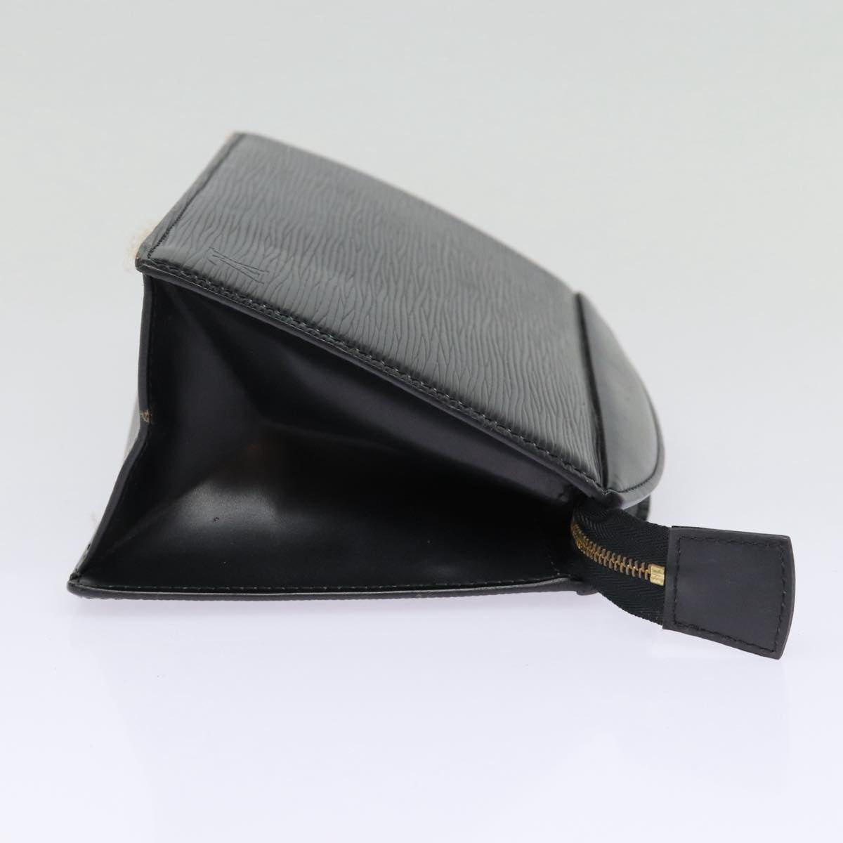 LOUIS VUITTON Epi Trousse Crete Pouch Black M48402 LV 85737