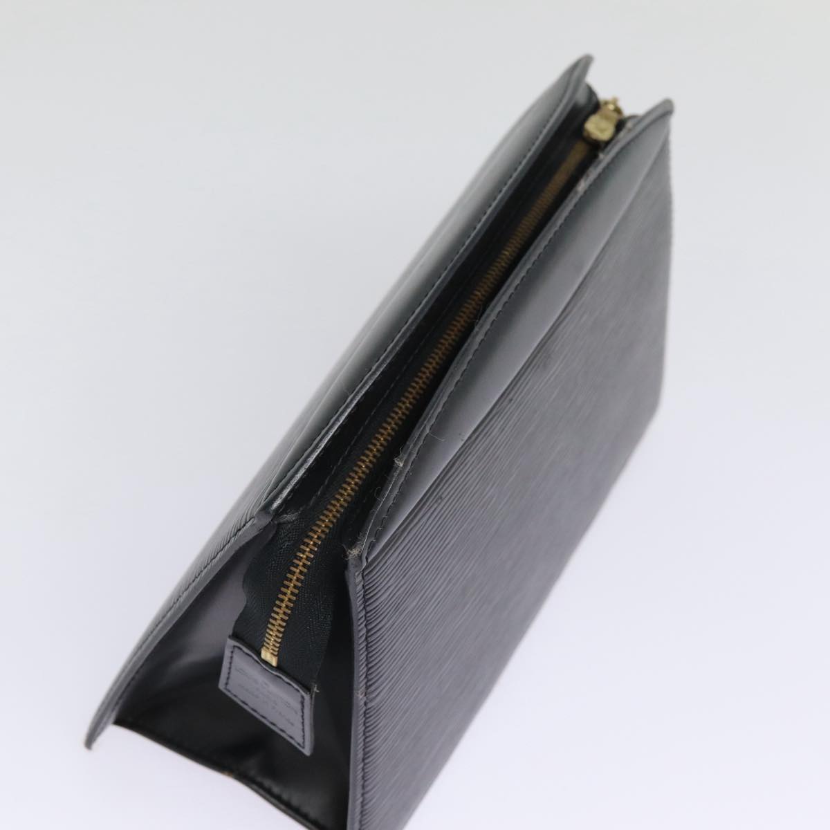 LOUIS VUITTON Epi Trousse Crete Pouch Black M48402 LV 85737