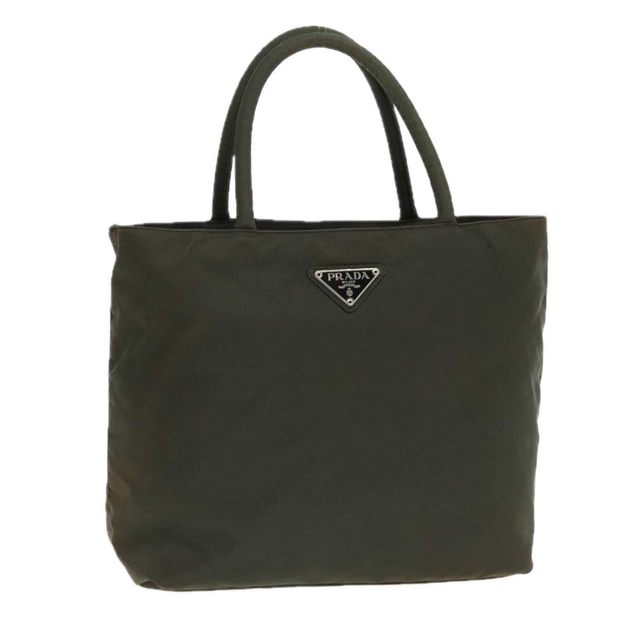Luxury Prada Hand Bag Nylon Khaki  85762