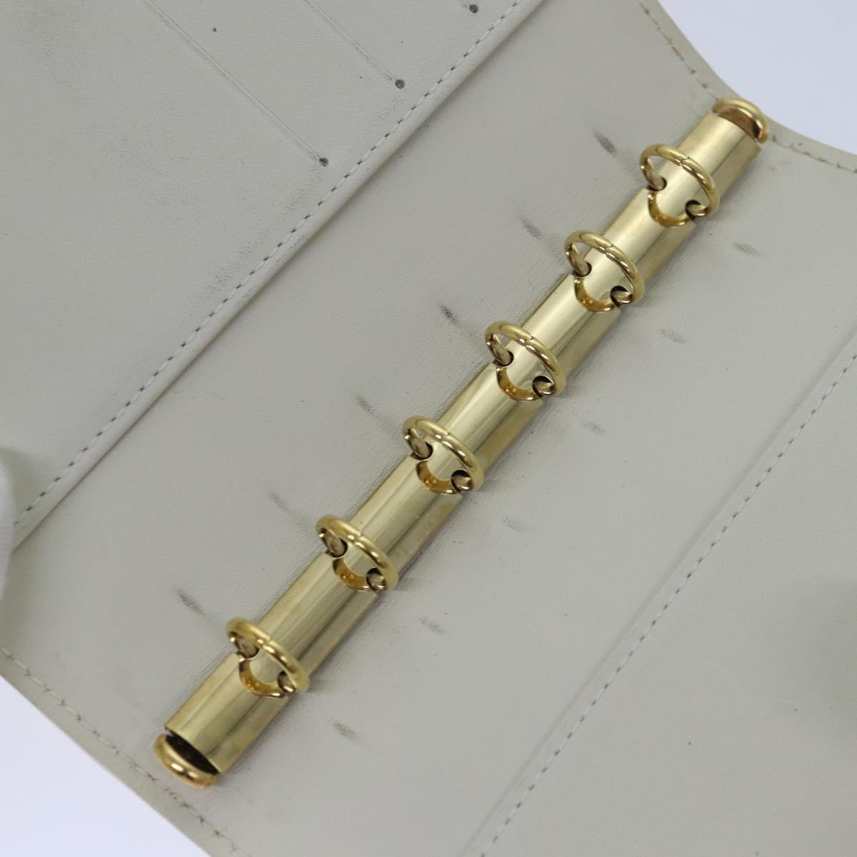 LOUIS VUITTON Vernis Agenda PM Day Planner Cover Perle R21010 LV 85800