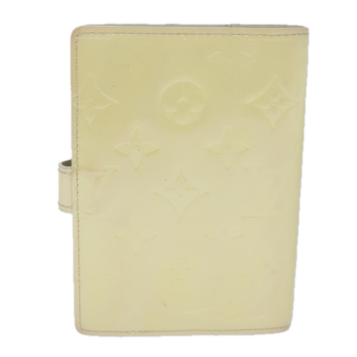 LOUIS VUITTON Vernis Agenda PM Day Planner Cover Perle R21010 LV 85800