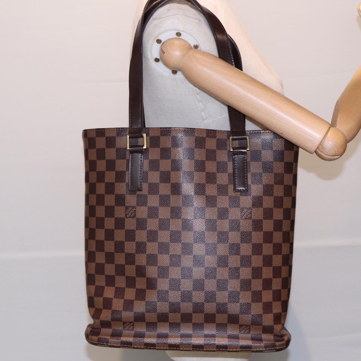 LOUIS VUITTON Damier Ebene Vavin GM Tote Bag N51169 LV 85813