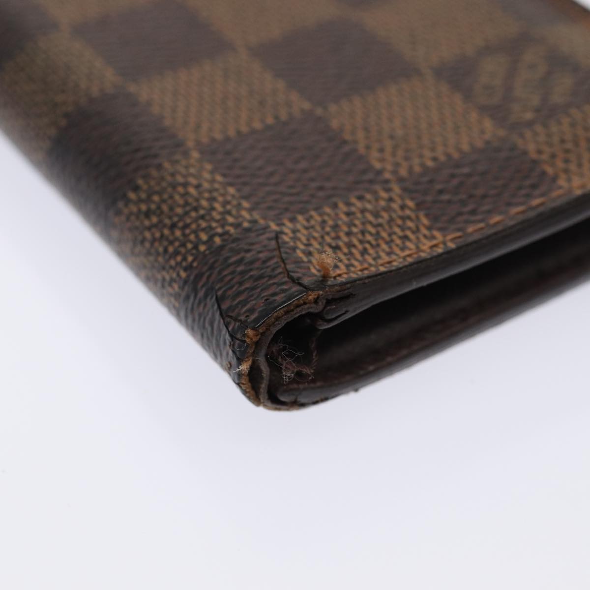 LOUIS VUITTON Damier Ebene Organizer Dupoch Card Case N61721 LV 85866