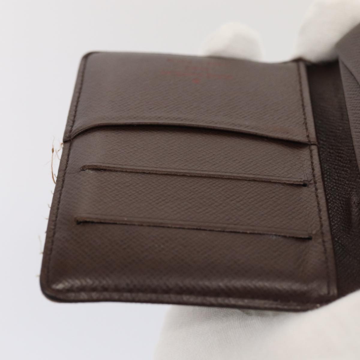 LOUIS VUITTON Damier Ebene Organizer Dupoch Card Case N61721 LV 85866
