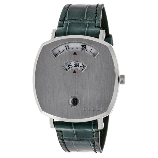 Gucci Grip Date Stainless Steel Quartz Women's Watch YA157410