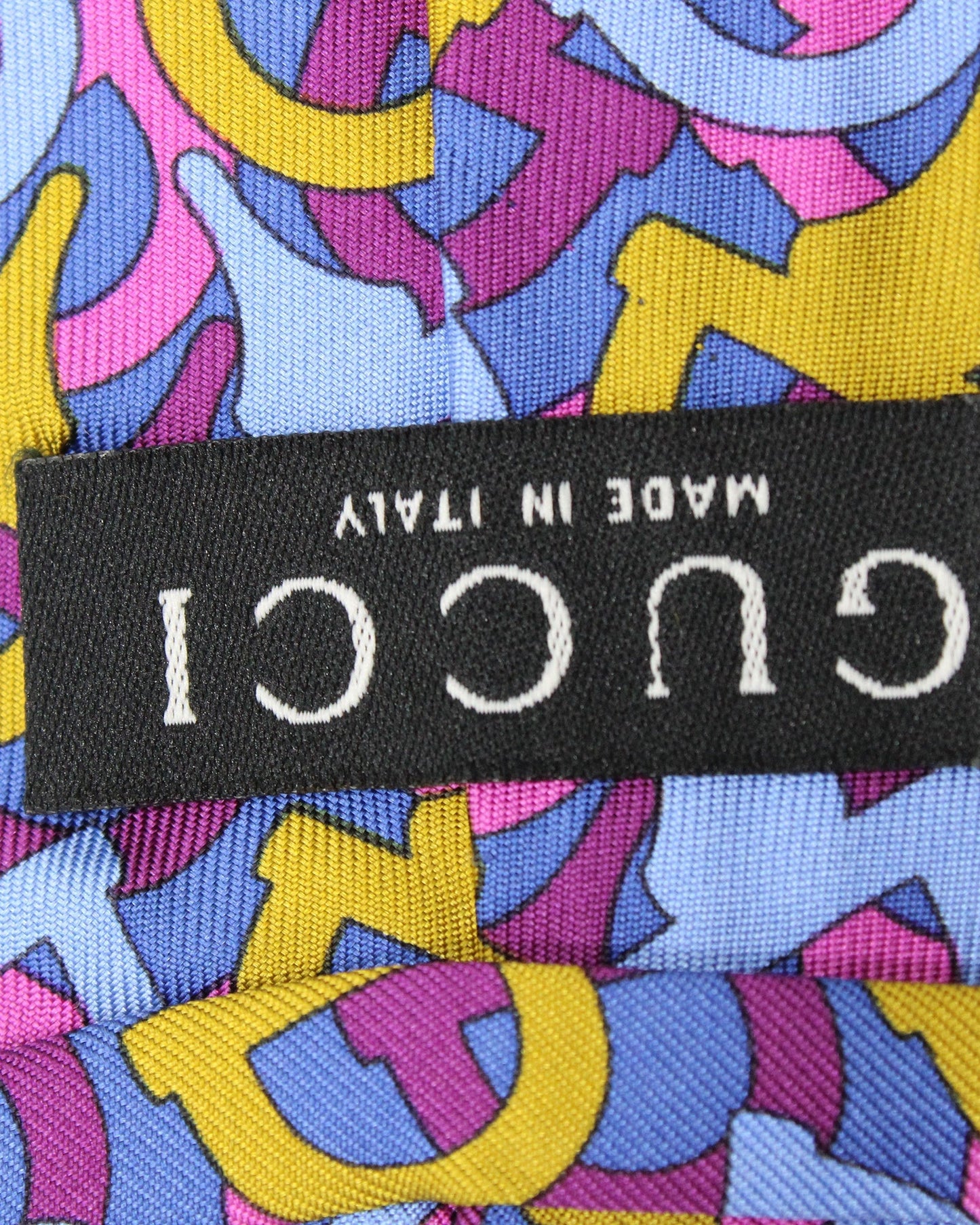 Luxury Gucci Trending 2025 Printed Tie in Multicolor Silk