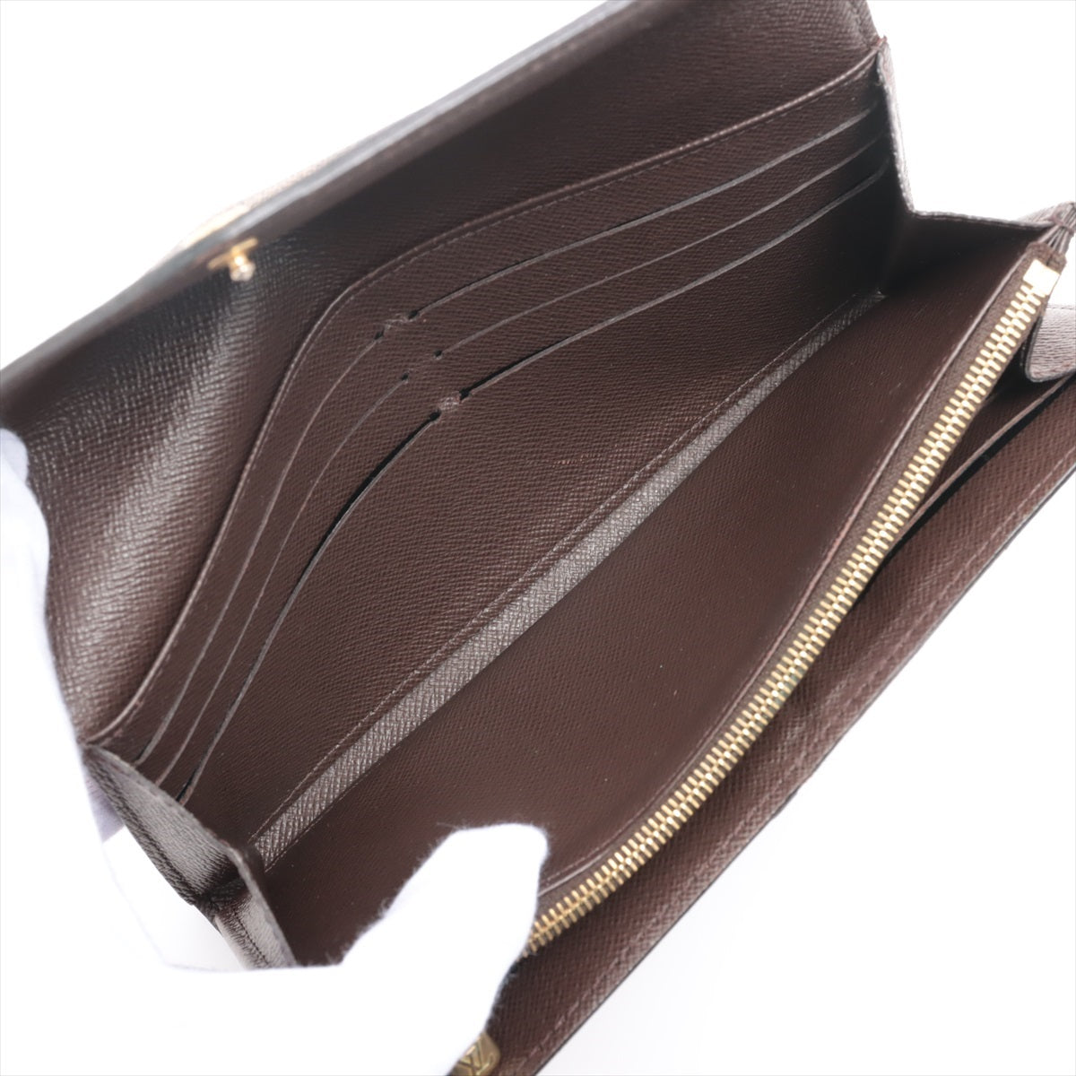 Louis Vuitton Damier Portfoliosara N63209 Brown Wallet
