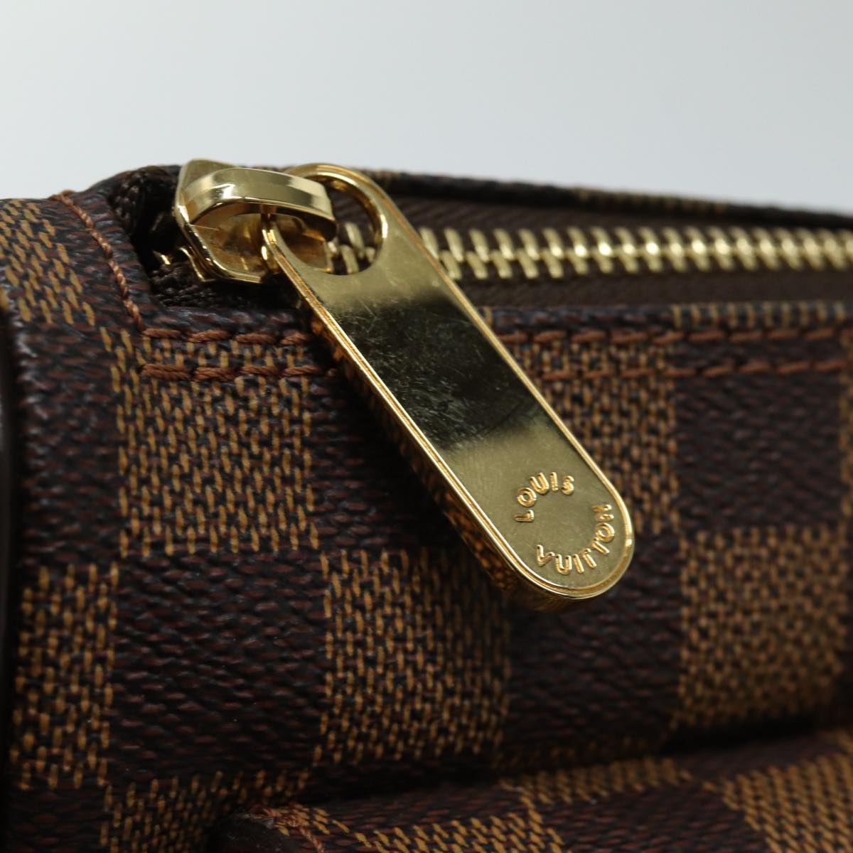 LOUIS VUITTON Damier Ebene Ravello GM Shoulder Bag N60006 LV 85940SA