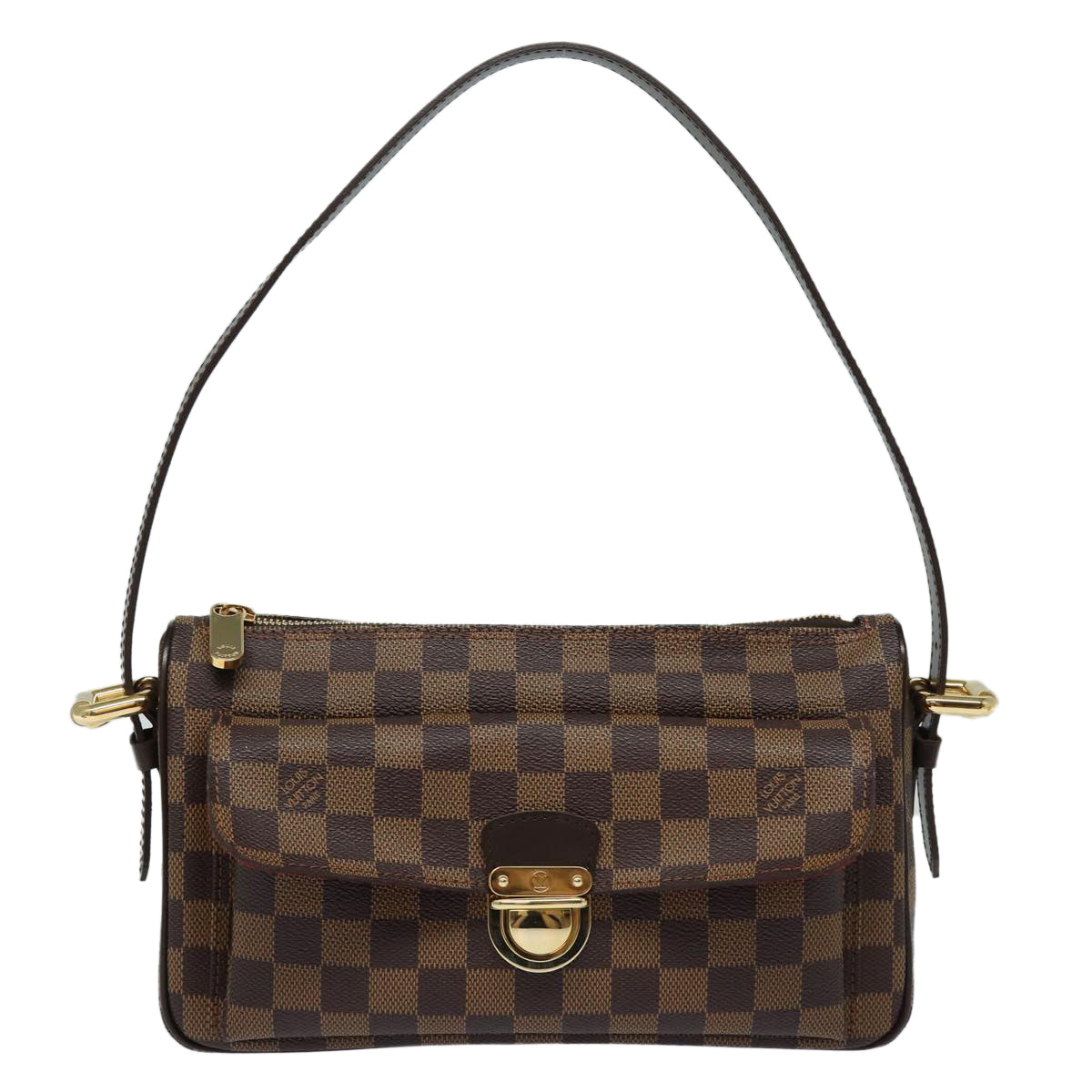 LOUIS VUITTON Damier Ebene Ravello GM Shoulder Bag N60006 LV 85940SA