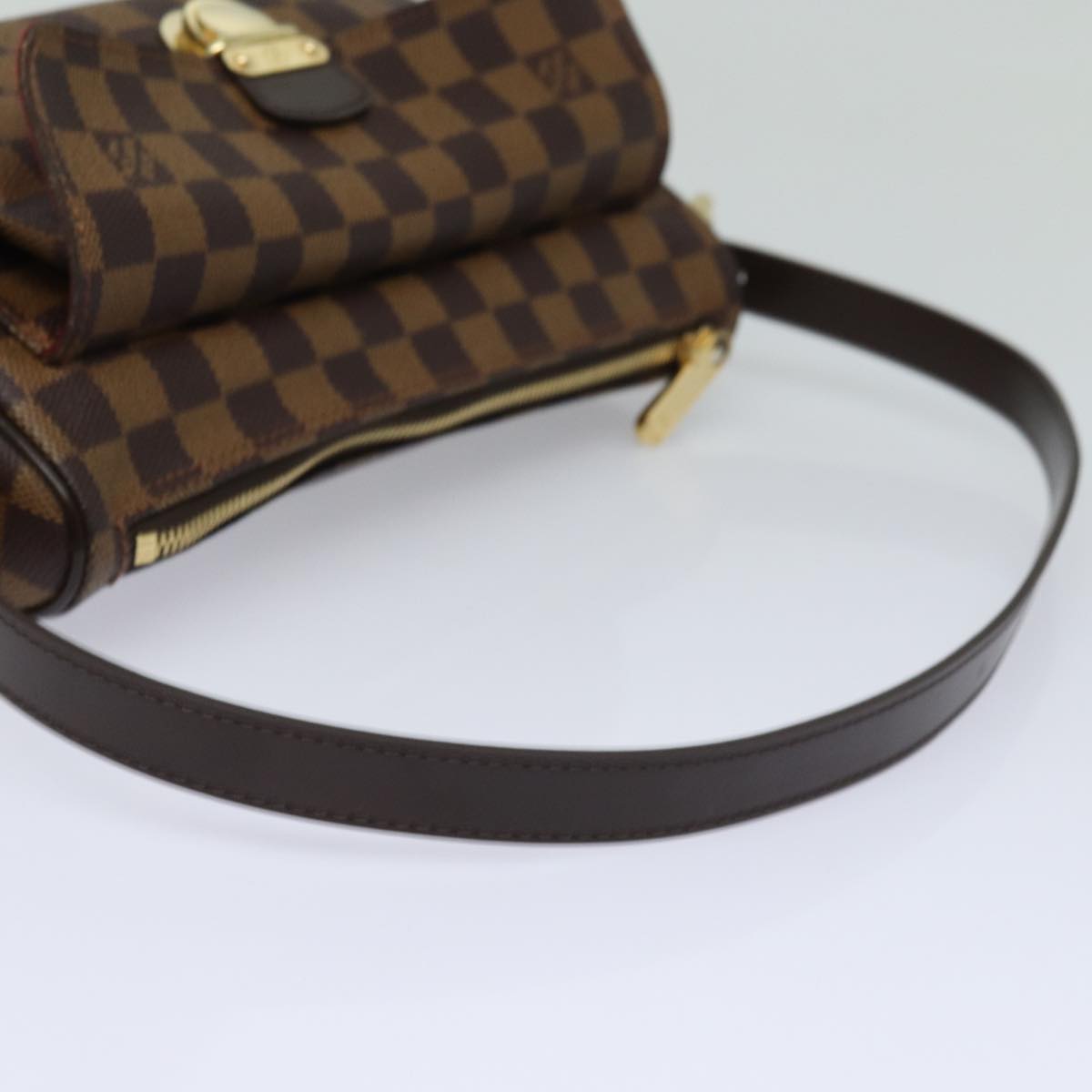 LOUIS VUITTON Damier Ebene Ravello GM Shoulder Bag N60006 LV 85940SA
