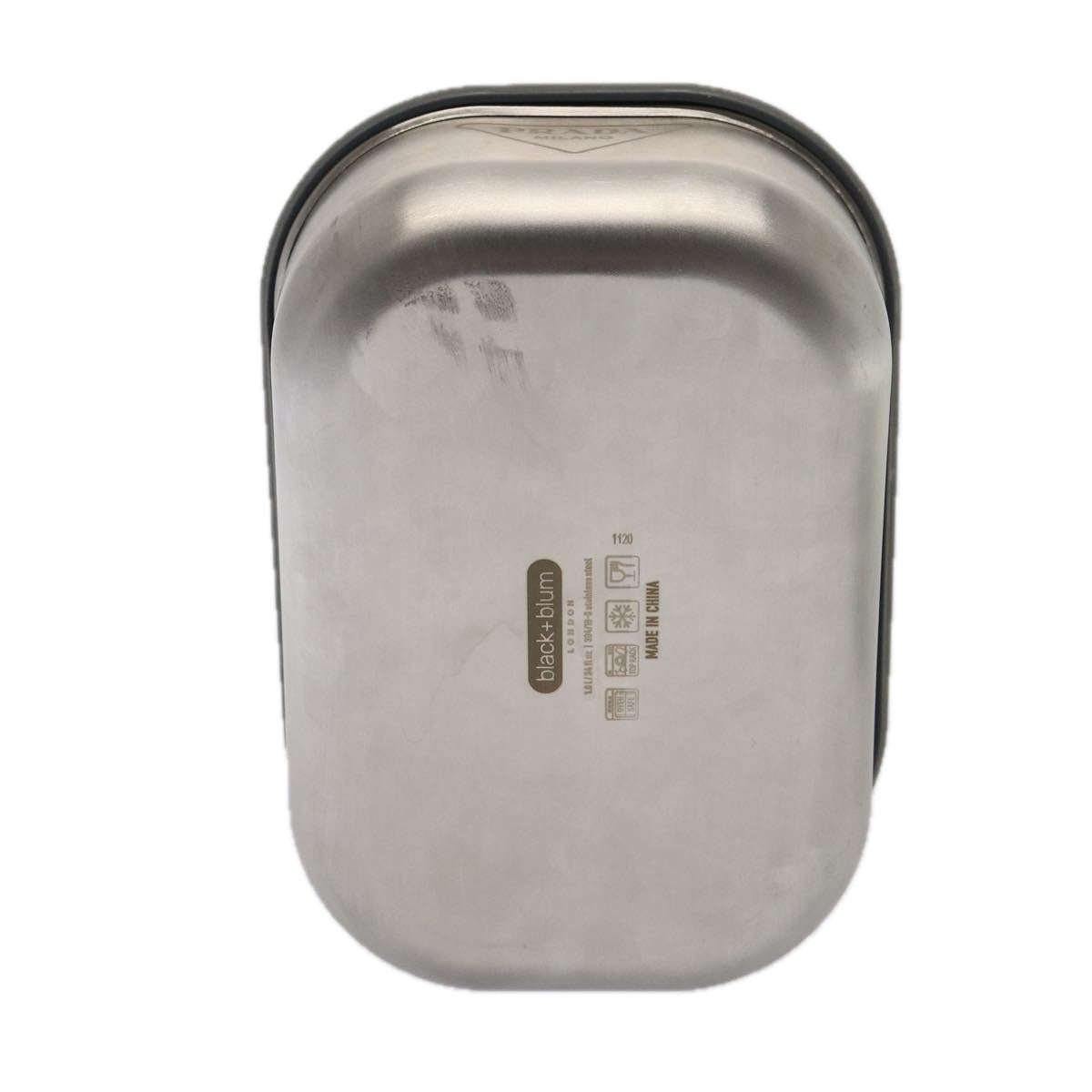 Luxury Prada LUNCH BOX OUTDOOR COLLECTION BLACK BLUM ACCIAIO 2UP001 Newless  85972